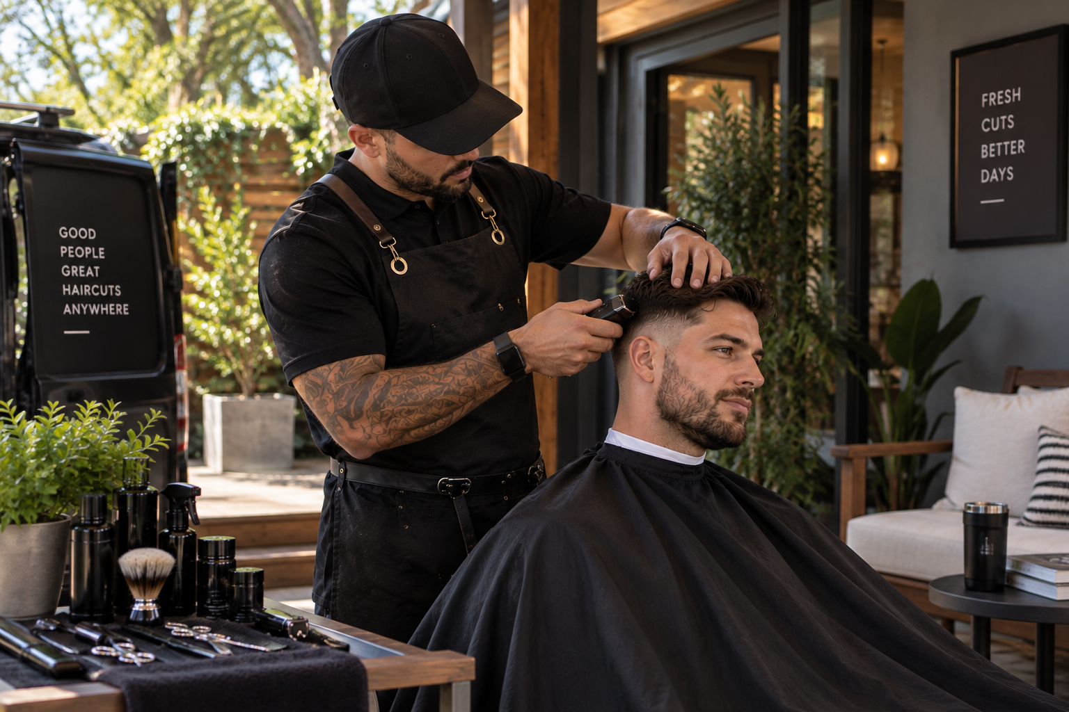 Mobile Barber Services in Felton