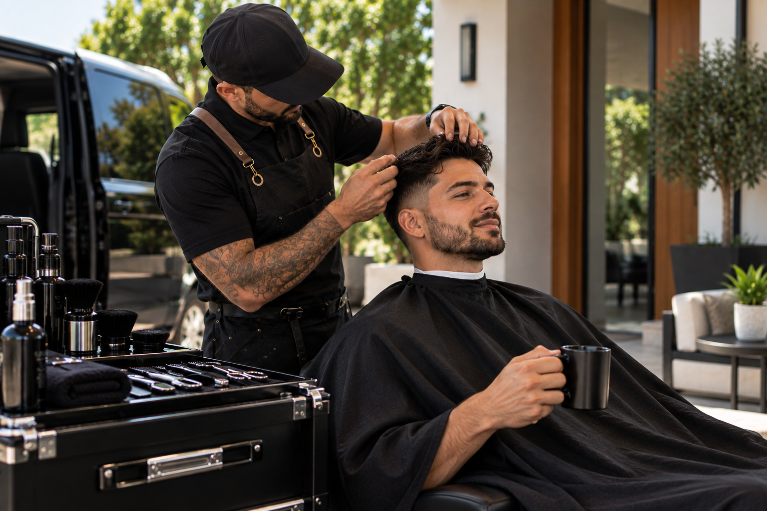 Mobile Barber in Menlo Park, CA – A Fresh Look, Right Where You Are