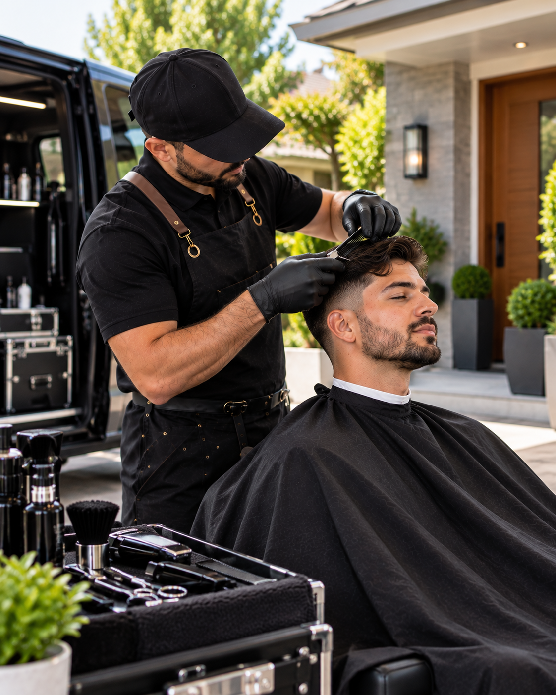 Mobile Barber in Menlo Park, CA – A Fresh Look, Right Where You Are