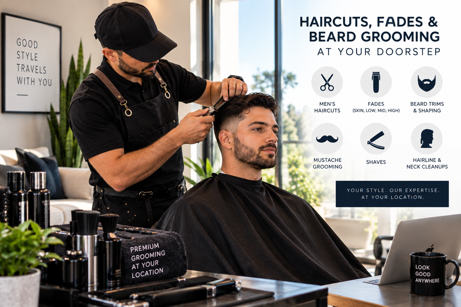 A Convenient Barber Experience, Designed Around You